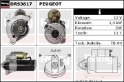 DRS3617 Startér Remy Remanufactured REMY