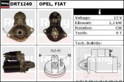 DRT1240 Startér Remy Remanufactured REMY