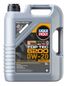 20781 8500994 / LIQUI MOLY Motorový olej TOP TEC 6200 0W20 5L LIQUI MOLY