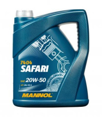 MN7404-5 MANNOL Motorový olej Safari 20W-50 - 5 litrů | MN7404-5 SCT - MANNOL