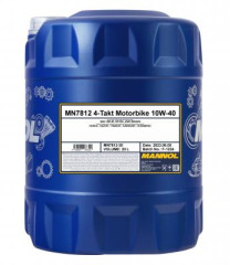 MN7812-20 MANNOL motorový olej Motorbike 4T SAE 10W-40 - 20 litrů | MN7812-20 SCT - MANNOL