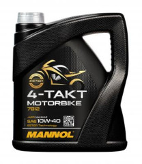 MN7812-4 MANNOL motorový olej Motorbike 4T SAE 10W-40 - 4 litry | MN7812-4 SCT - MANNOL