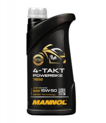 MN7832-1 MANNOL motorový olej Powerbike 4T SAE 15W-50 - 1 litr | MN7832-1 SCT - MANNOL