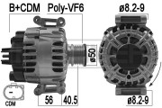 209166 generátor OEM ERA