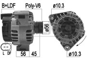 209213 generátor OEM ERA