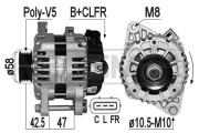 209327 ERA alternátor 209327 ERA