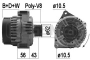209479A ERA alternátor 209479A ERA