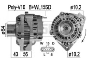 209580 generátor OEM ERA