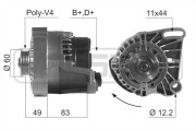 210027 ERA alternátor 210027 ERA