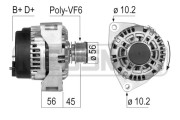 210098 generátor OEM ERA