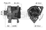 210162R ERA alternátor 210162R ERA