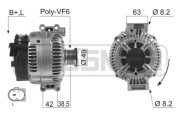 210476 generátor OEM ERA