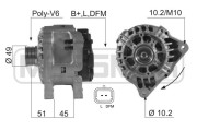 210545 generátor OEM ERA