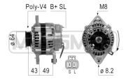 210804R ERA alternátor 210804R ERA