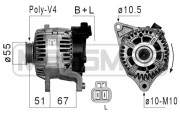 210857 generátor OEM ERA