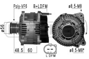 210898 ERA alternátor 210898 ERA