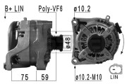 210968 ERA alternátor 210968 ERA