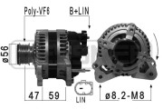 210974 generátor OEM ERA