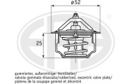 350351 Termostat, chladivo OEM ERA