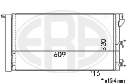 667001 Kondenzátor, klimatizace ERA