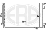 667012 Kondenzátor, klimatizace ERA