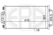 667014 Kondenzátor, klimatizace ERA