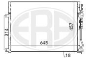 667028 Kondenzátor, klimatizace ERA