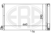 667049 Kondenzátor, klimatizace ERA