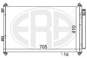 667057 Kondenzátor, klimatizace ERA