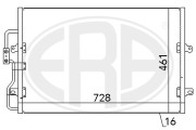 667061 ERA kondenzátor klimatizácie 667061 ERA