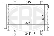 667075 Kondenzátor, klimatizace ERA