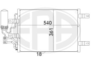667077 Kondenzátor, klimatizace ERA