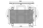 667084 Kondenzátor, klimatizace ERA