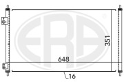 667095 Kondenzátor, klimatizace ERA