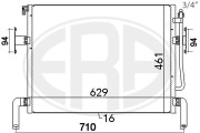 667121 Kondenzátor, klimatizace ERA