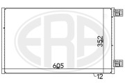 667148 Kondenzátor, klimatizace ERA