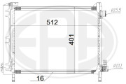 667201 Kondenzátor, klimatizace ERA