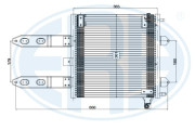 667225 Kondenzátor, klimatizace ERA