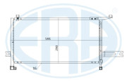 667238 ERA kondenzátor klimatizácie 667238 ERA