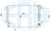 667244 Kondenzátor, klimatizace ERA