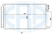 667246 Kondenzátor, klimatizace ERA