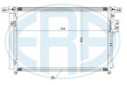 667267 Kondenzátor, klimatizace ERA
