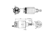 ZM1732 Elektromagnetický spínač, startér ERA