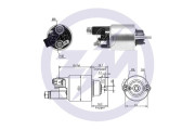 ZM4708 Elektromagnetický spínač, startér ERA