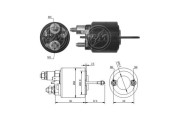 ZM493 Elektromagnetický spínač, startér ERA