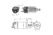 ZM525 Elektromagnetický spínač, startér ERA