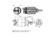 ZM543 Elektromagnetický spínač, startér ERA