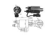 ZM585 ERA elektromagnetický spínač pre żtartér ZM585 ERA