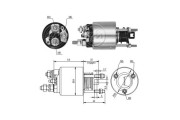 ZM7595 ERA elektromagnetický spínač pre żtartér ZM7595 ERA