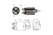 ZM781 ERA elektromagnetický spínač pre żtartér ZM781 ERA